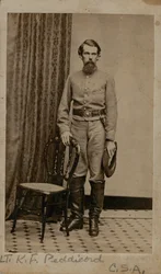 Kellion F. Peddicord, Tenente, Compagnie B, 2° Cavalleria del Kentucky (Confederati)